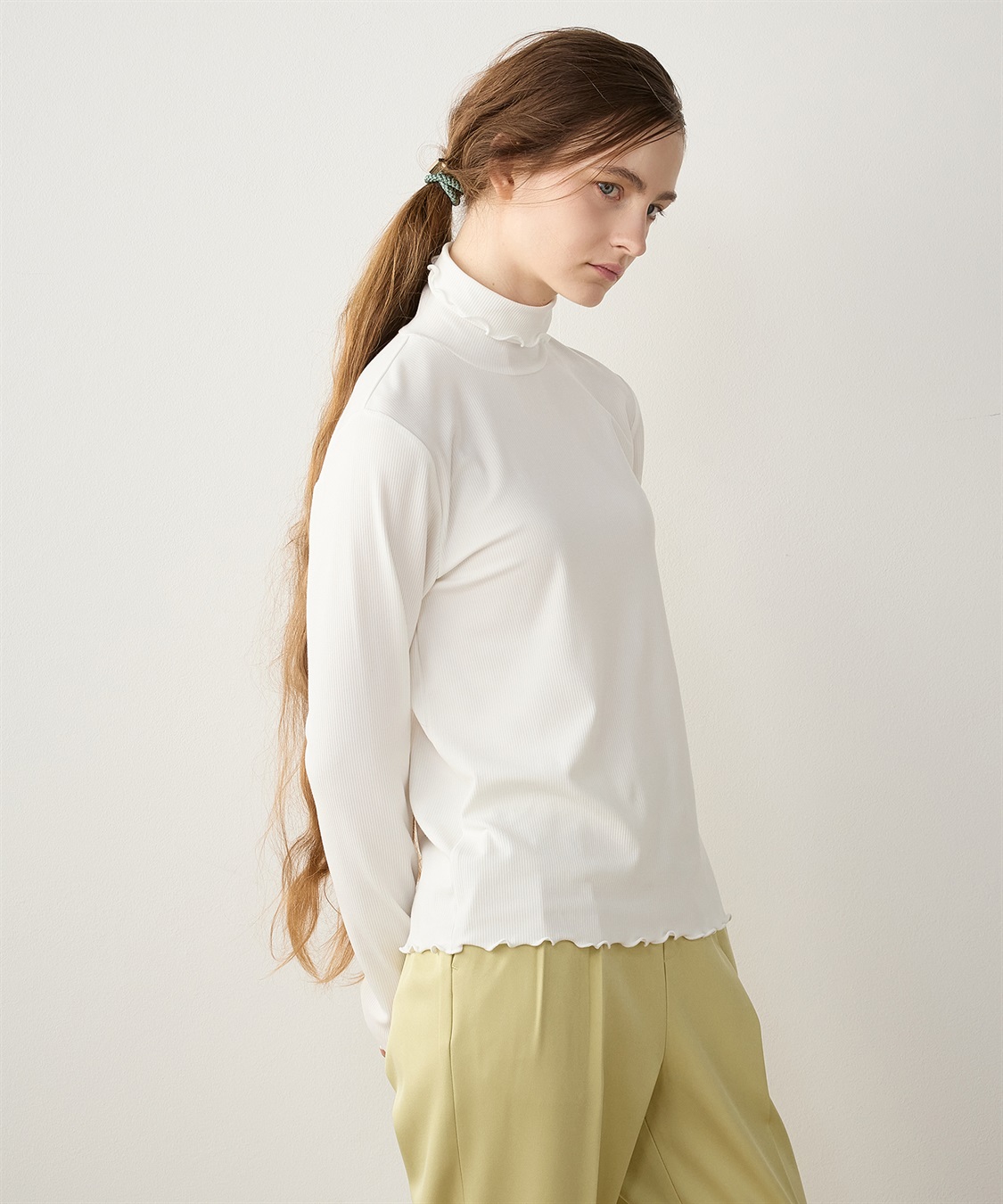 LE SOUK HOLIDAY メローテレコハイネックプルオーバー_main