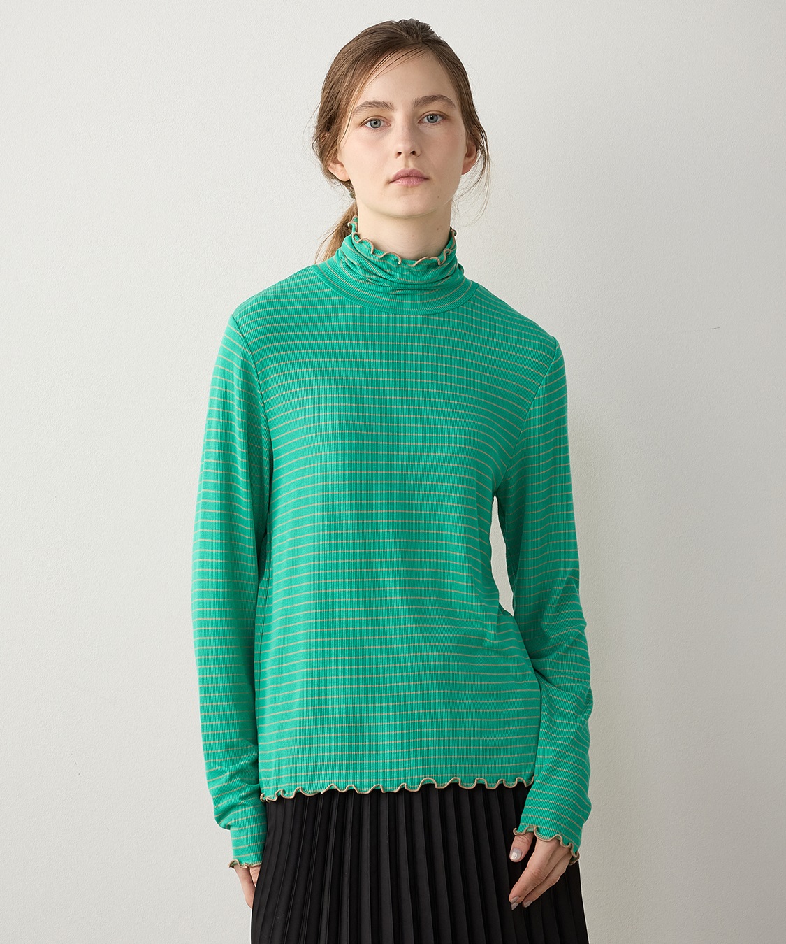 LE SOUK HOLIDAY メローテレコハイネックプルオーバー_variation_3