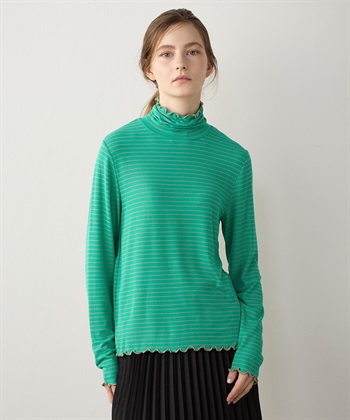 LE SOUK HOLIDAY メローテレコハイネックプルオーバー_variationthumb_3