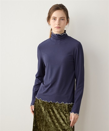 LE SOUK HOLIDAY メローテレコハイネックプルオーバー_variationthumb_4