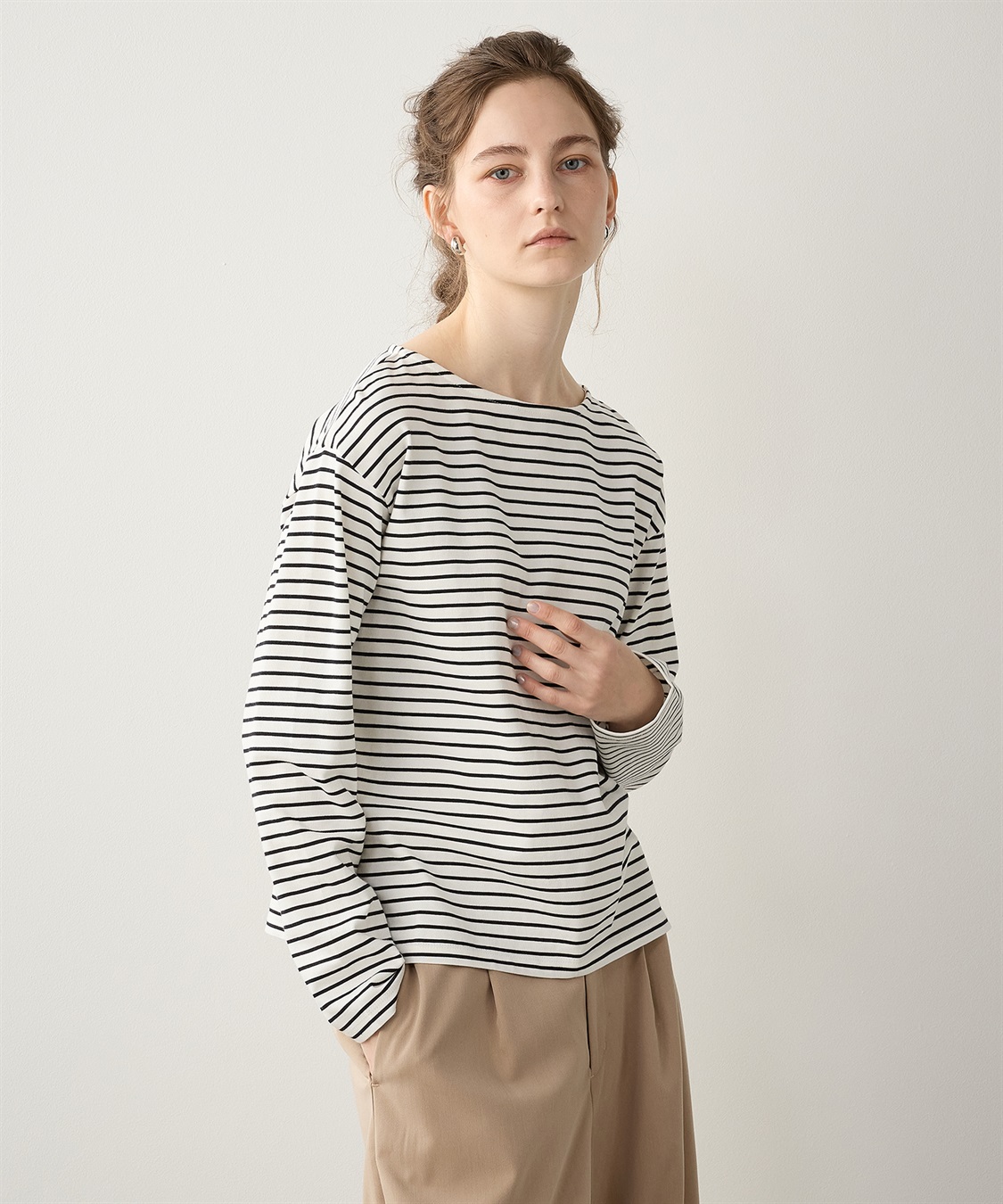 LE SOUK HOLIDAY ボーダープルオーバー_main