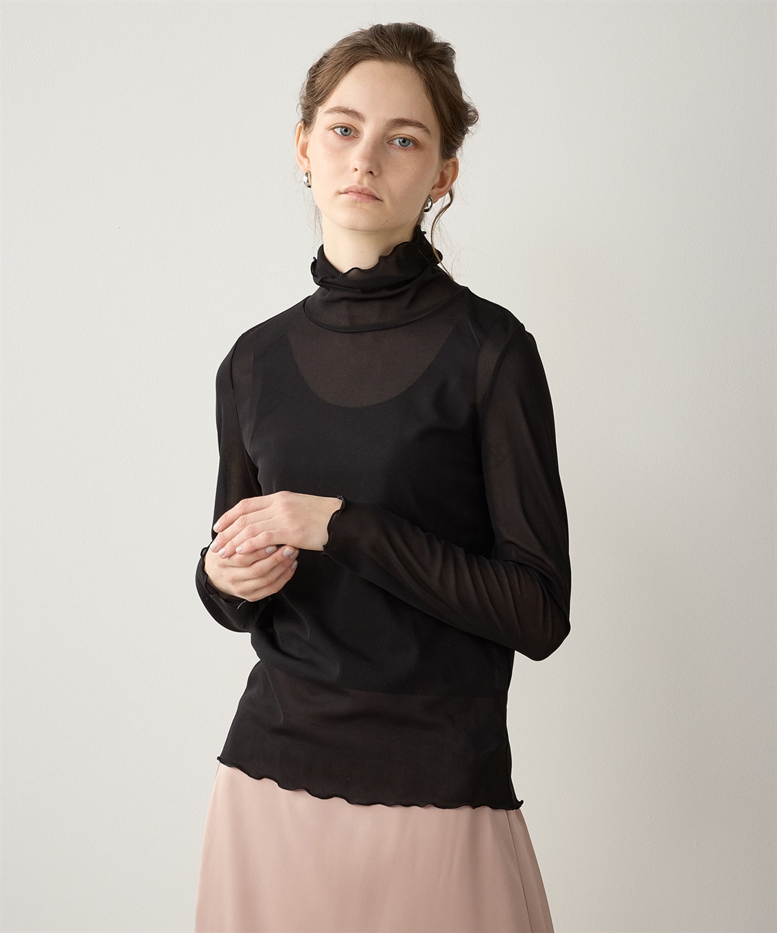 LE SOUK HOLIDAY パワーネットハイネックプルオーバー_main