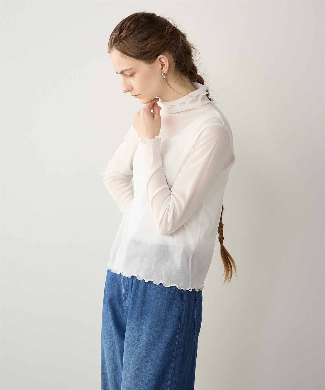 LE SOUK HOLIDAY パワーネットハイネックプルオーバー_variation_2