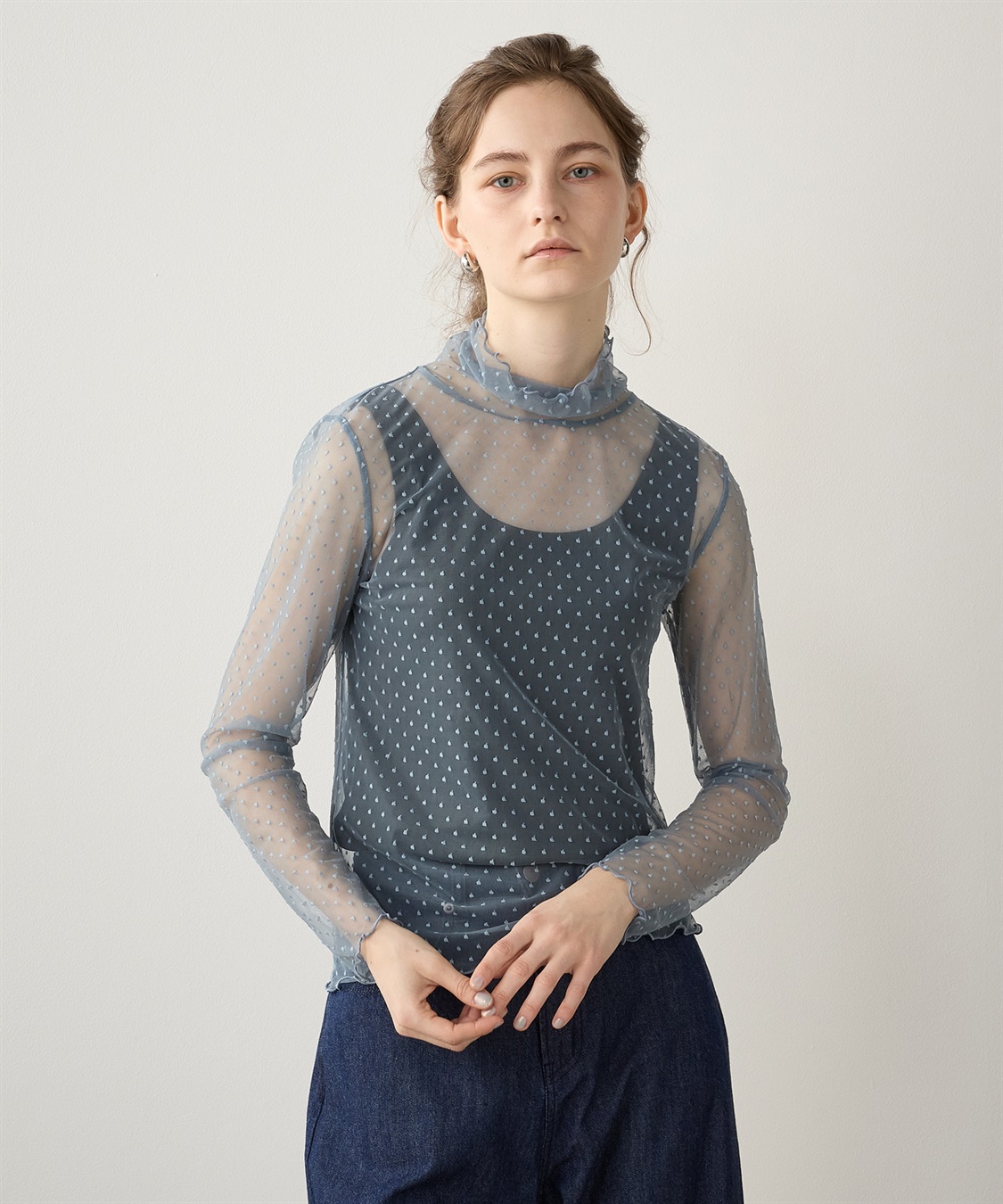 LE SOUK HOLIDAY パワーネットハイネックプルオーバー_variation_3