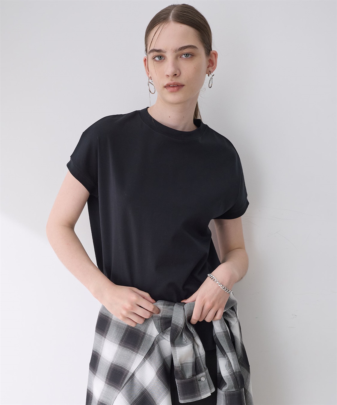 LE SOUK HOLIDAY 【接触冷感】モックネックTシャツ_variation_1