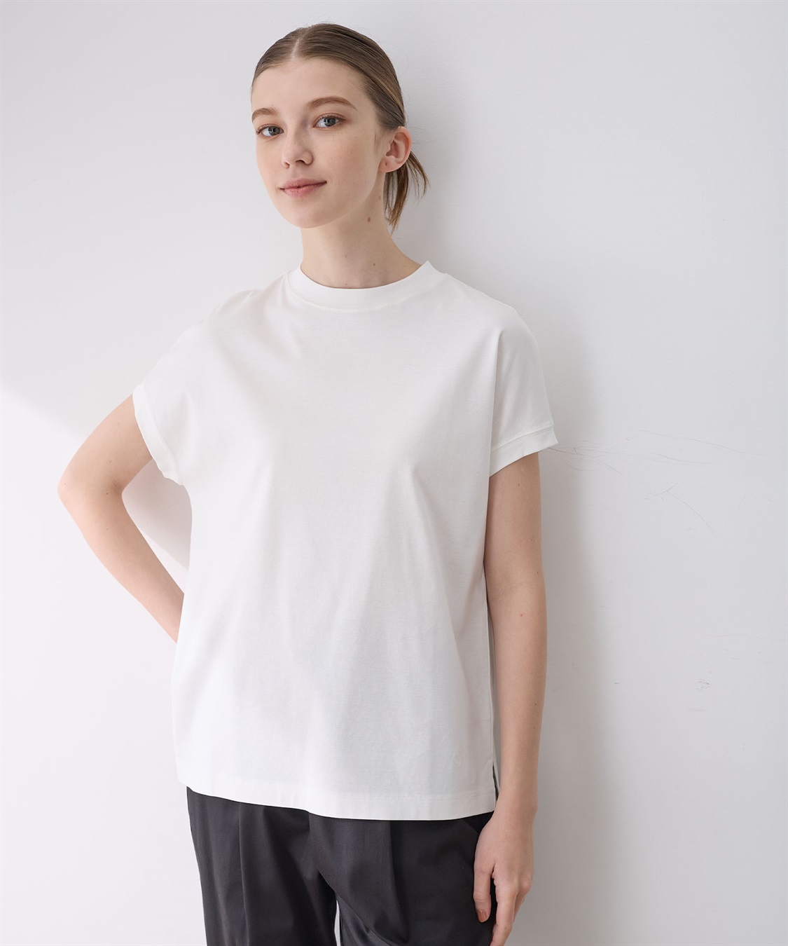 LE SOUK HOLIDAY 【接触冷感】モックネックTシャツ_variation_2