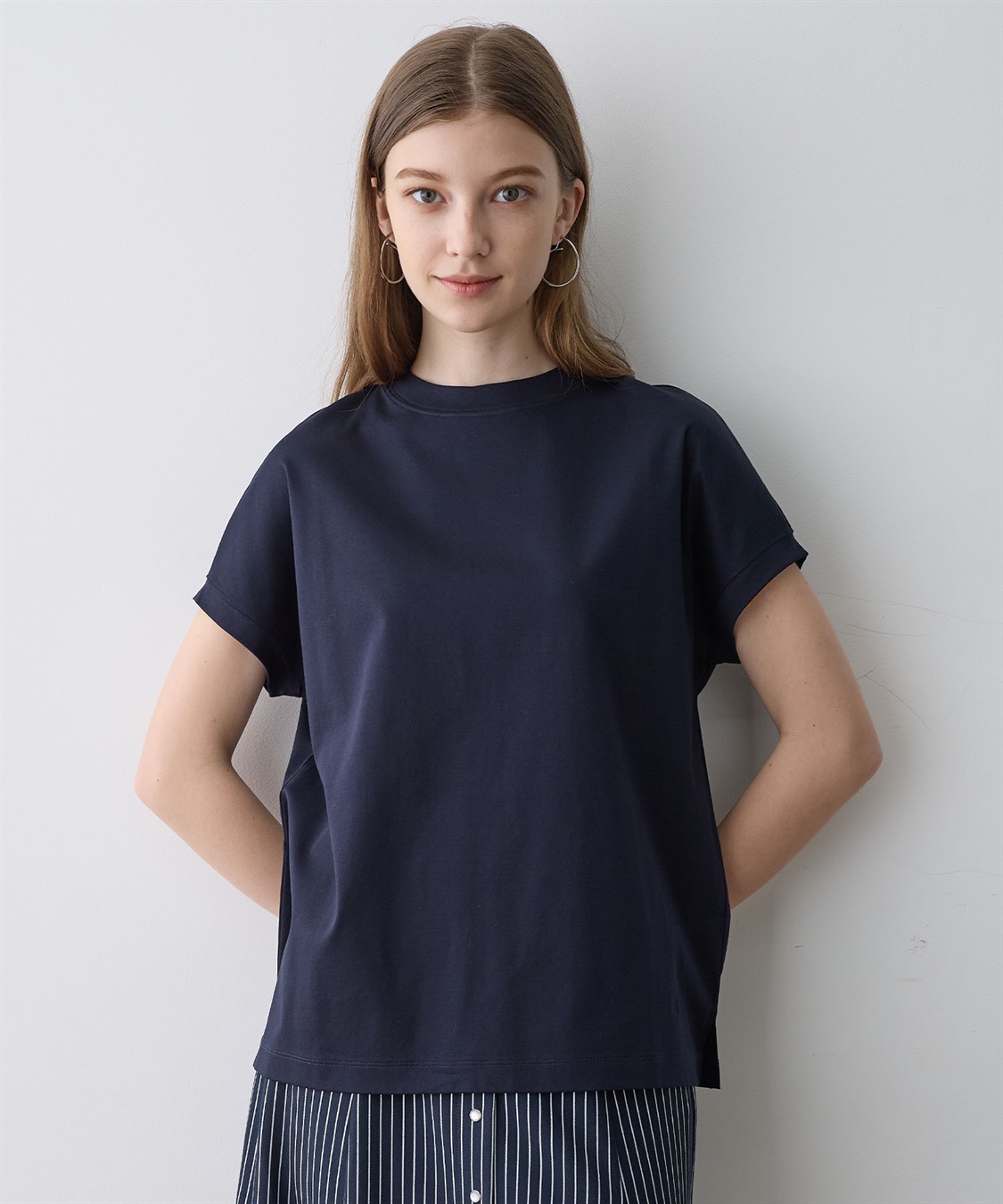 LE SOUK HOLIDAY 【接触冷感】モックネックTシャツ_variation_4