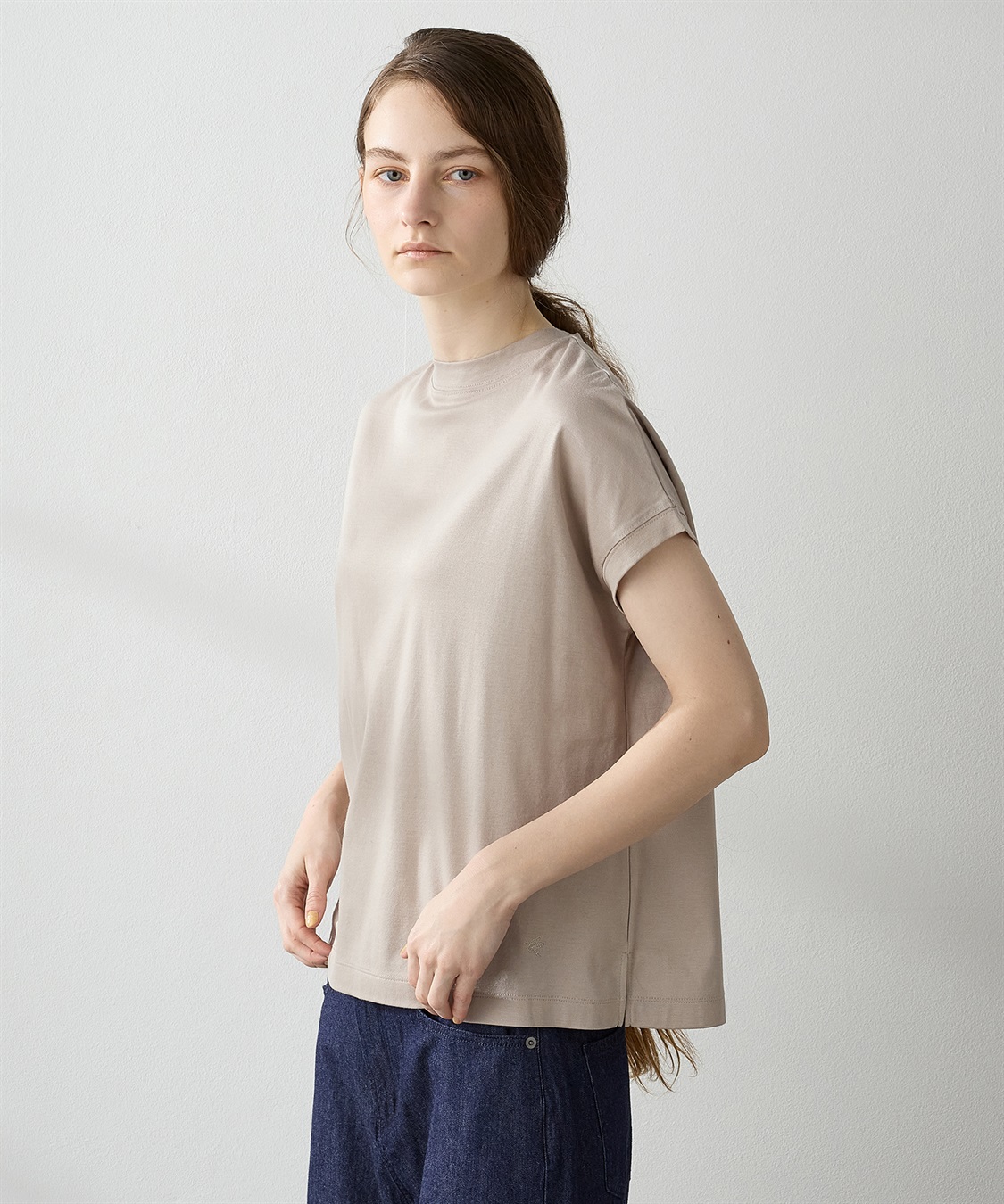 LE SOUK HOLIDAY 【接触冷感】モックネックTシャツ_variation_2