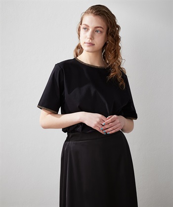 LE SOUK HOLIDAY 【接触冷感】ラメテープTシャツ_variationthumb_1