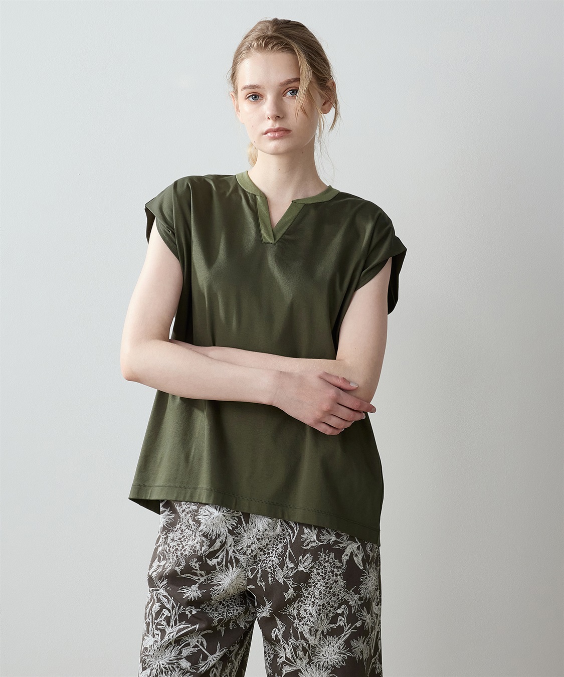 接触冷感】スキッパーTシャツ LE SOUK HOLIDAY｜クロスプラス