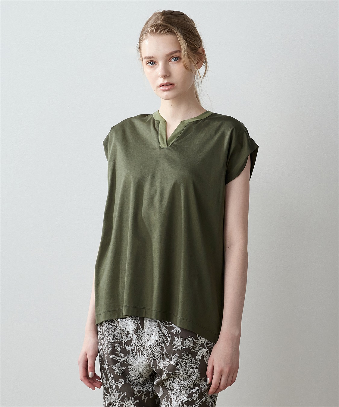 LE SOUK HOLIDAY 【接触冷感】スキッパーTシャツ_variation_2