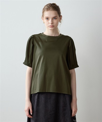 LE SOUK HOLIDAY 【接触冷感】チュールスリーブタックプルオーバー_variationthumb_3