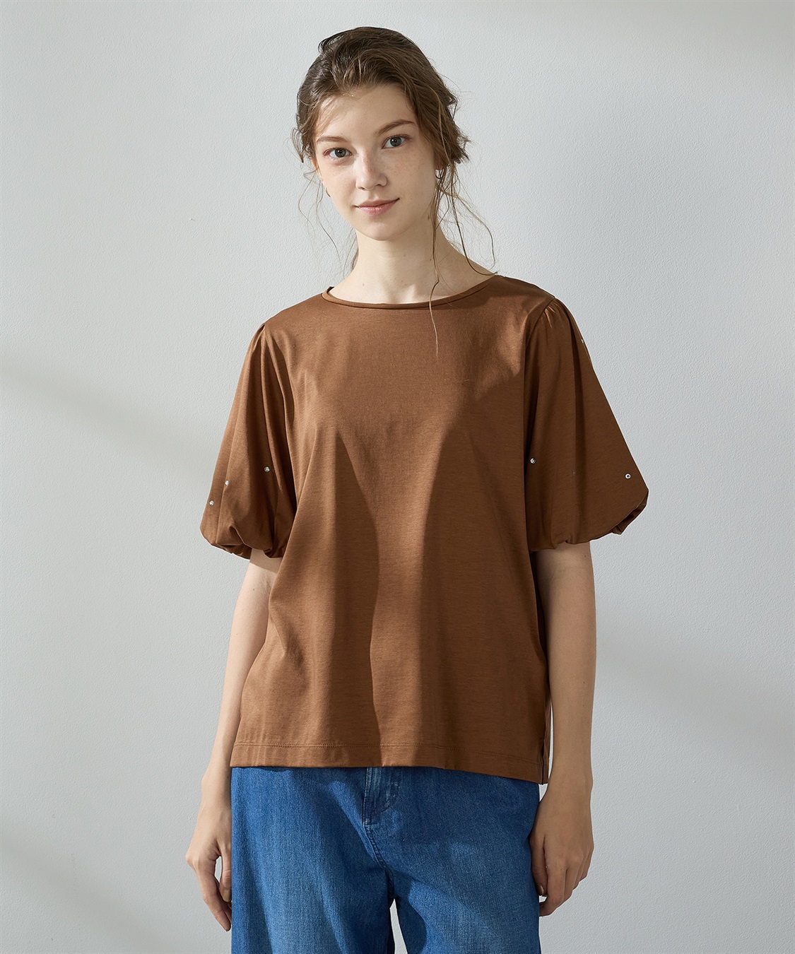 LE SOUK HOLIDAY 【接触冷感】バルーンスリーブTシャツ_variation_2