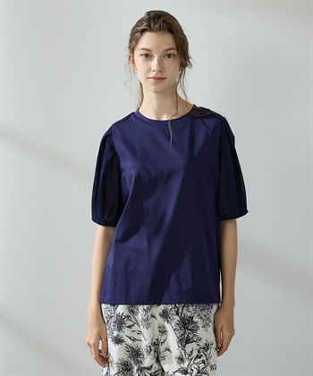 LE SOUK HOLIDAY 【接触冷感】チュールスリーブプルオーバー_variationthumb_3