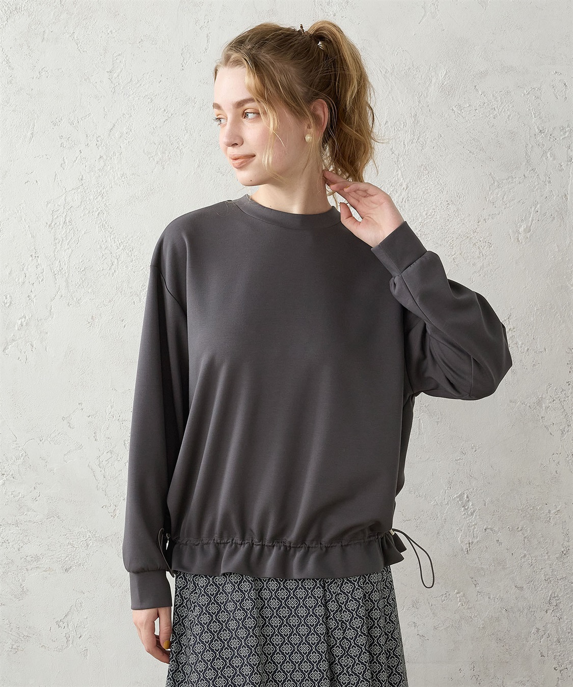 LE SOUK HOLIDAY ドロストヘム プルオーバー_main