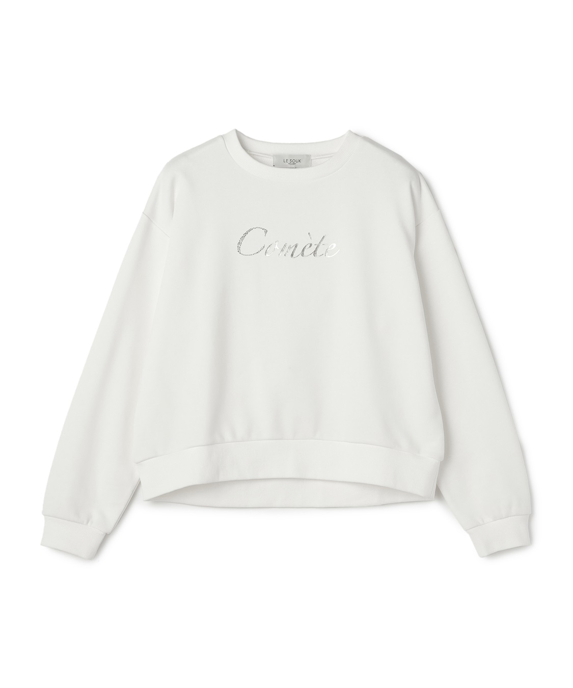 LE SOUK HOLIDAY 箔ロゴプリント プルオーバー_variation_1