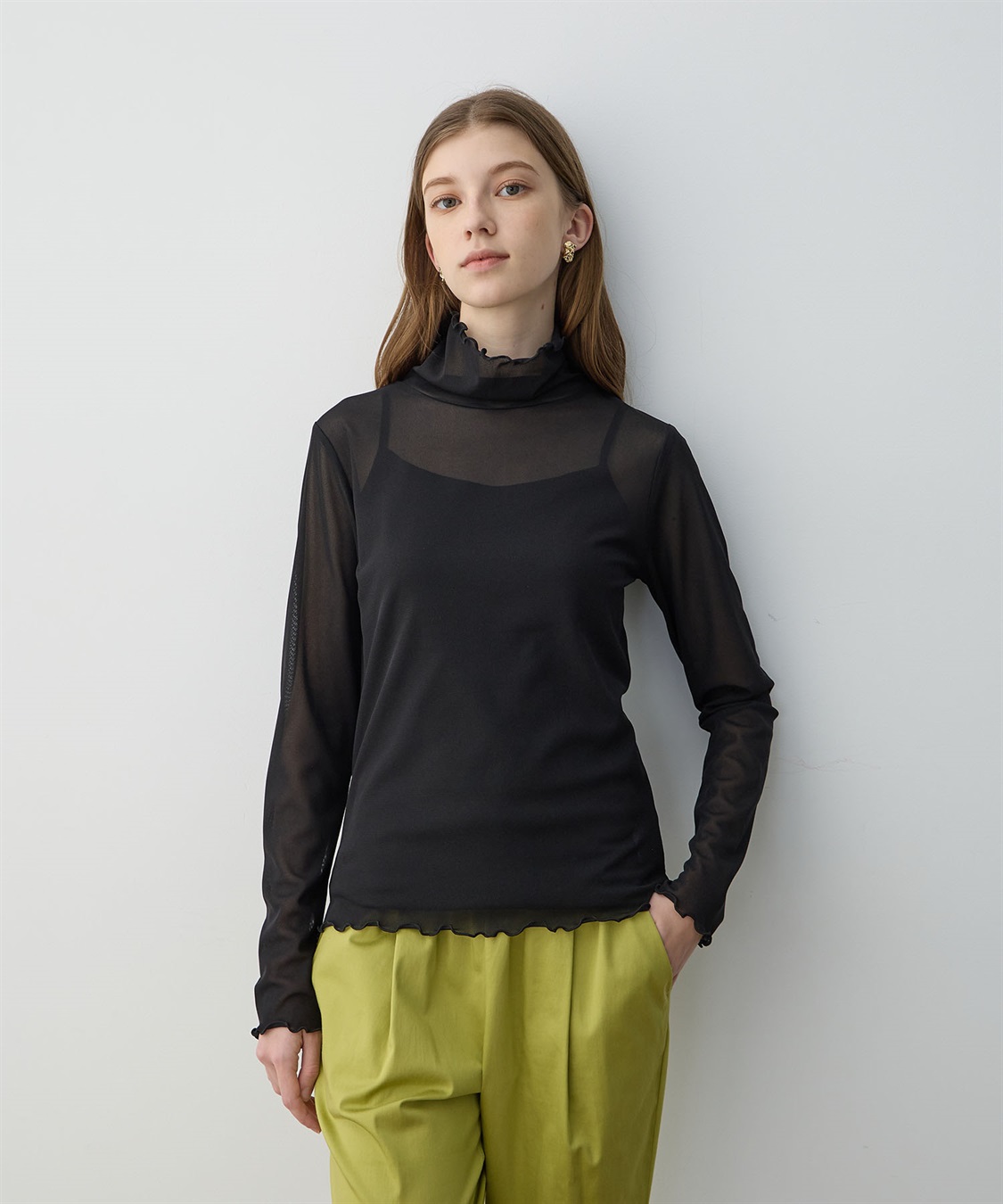 LE SOUK HOLIDAY チュールハイネックプルオーバー_main