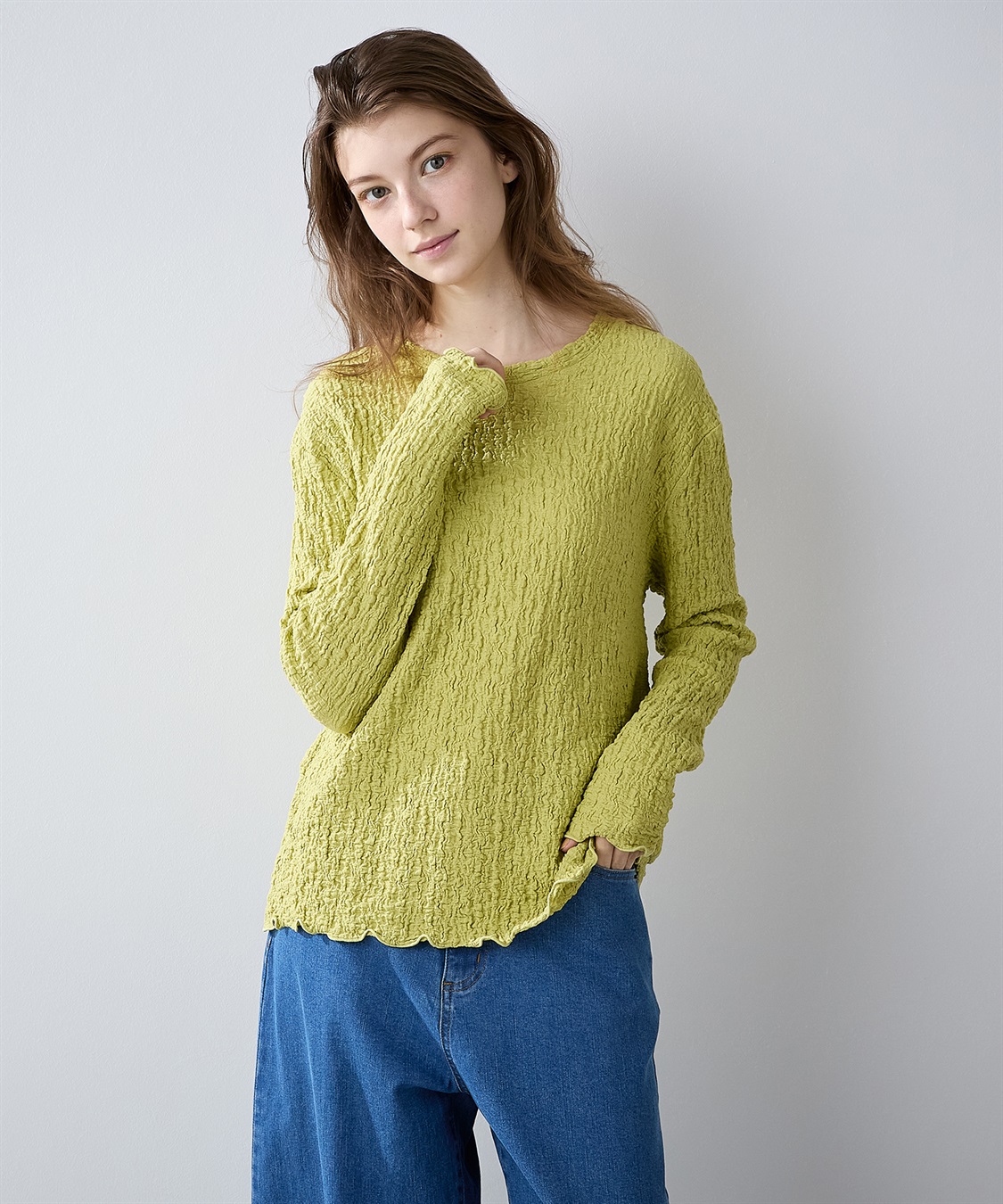 LE SOUK HOLIDAY カットシャーリング プルオーバー_main