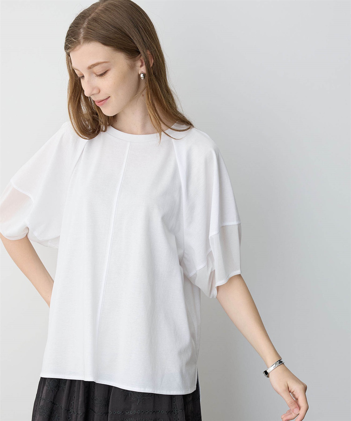 LE SOUK HOLIDAY 【接触冷感】ランタンスリーブプルオーバー_variation_1