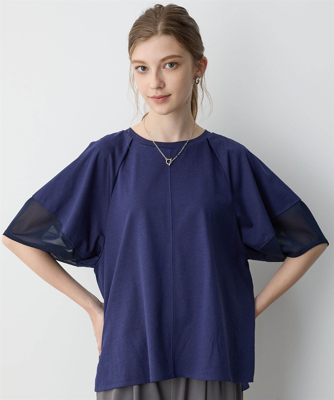 LE SOUK HOLIDAY 【接触冷感】ランタンスリーブプルオーバー_variation_3