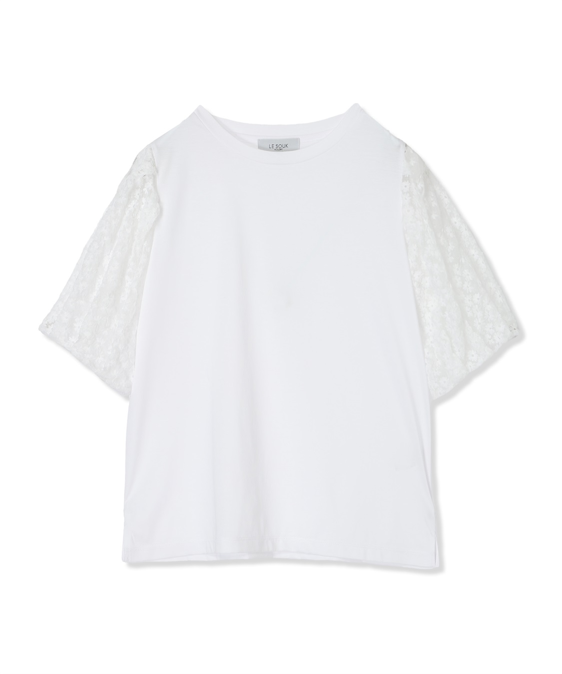 LE SOUK HOLIDAY 花柄チュールプルオーバー【接触冷感】_variation_1