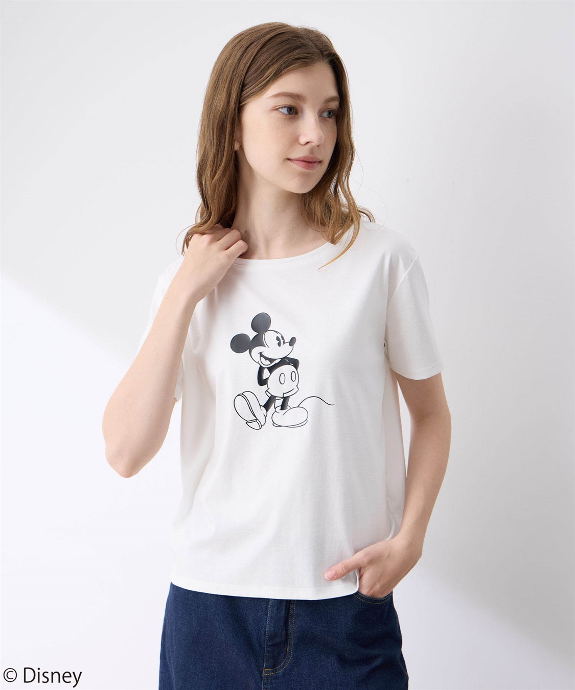 LE SOUK HOLIDAY Mickey Mouse／モチーフTシャツ