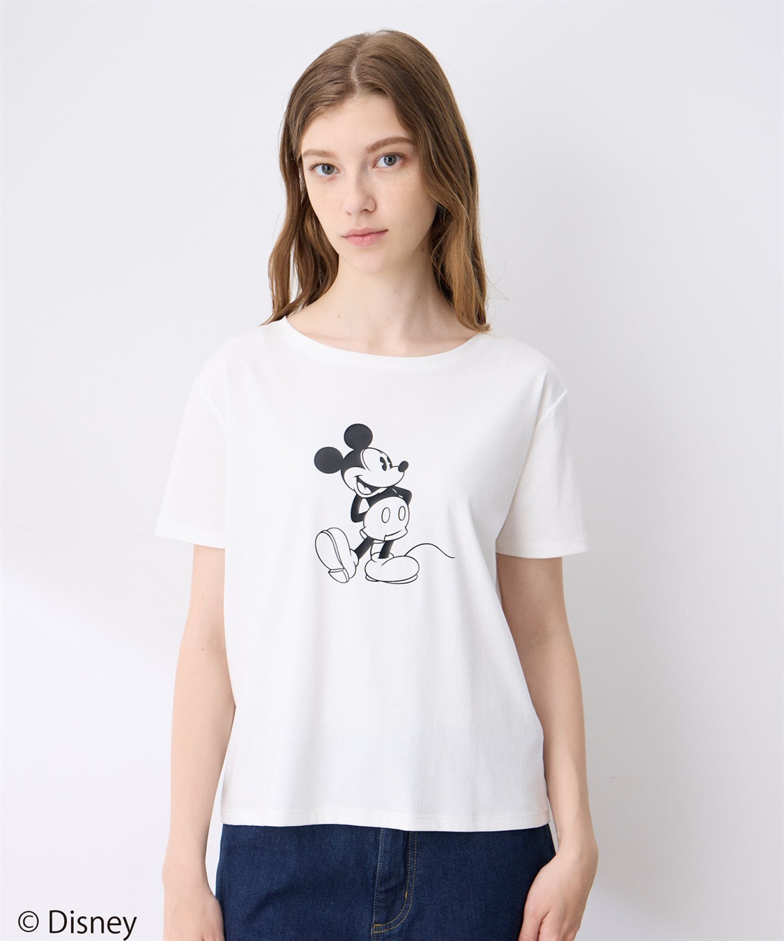 LE SOUK HOLIDAY Mickey Mouse／モチーフTシャツ_variation_1