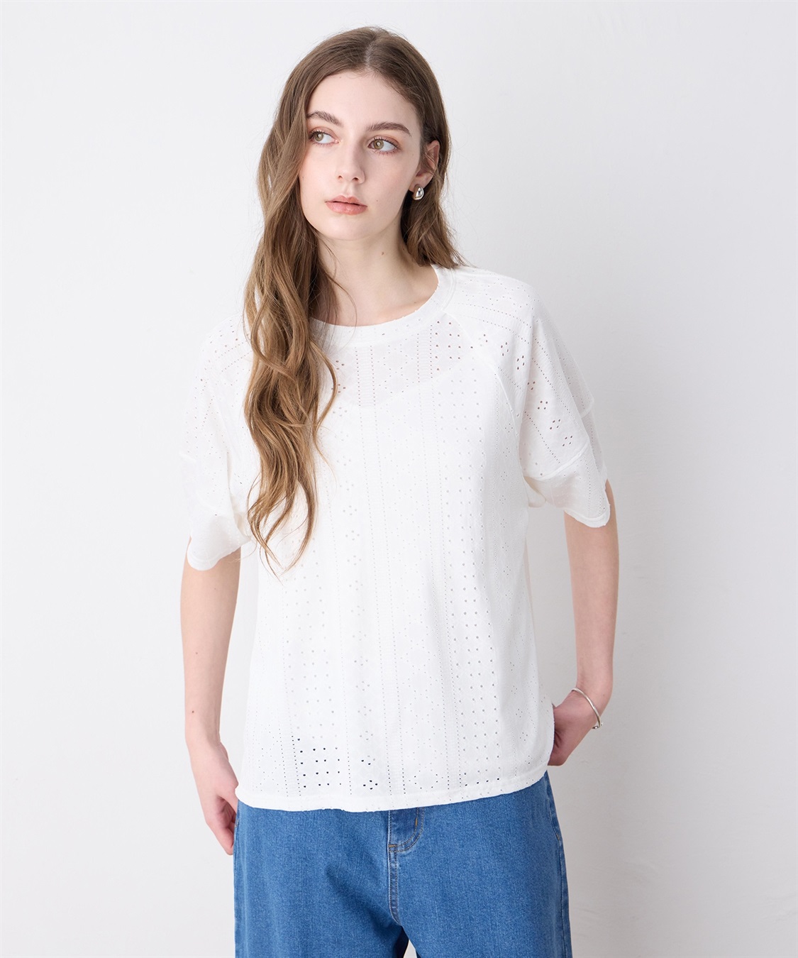 LE SOUK HOLIDAY カットレースランタンスリーブプルオーバー_variation_2