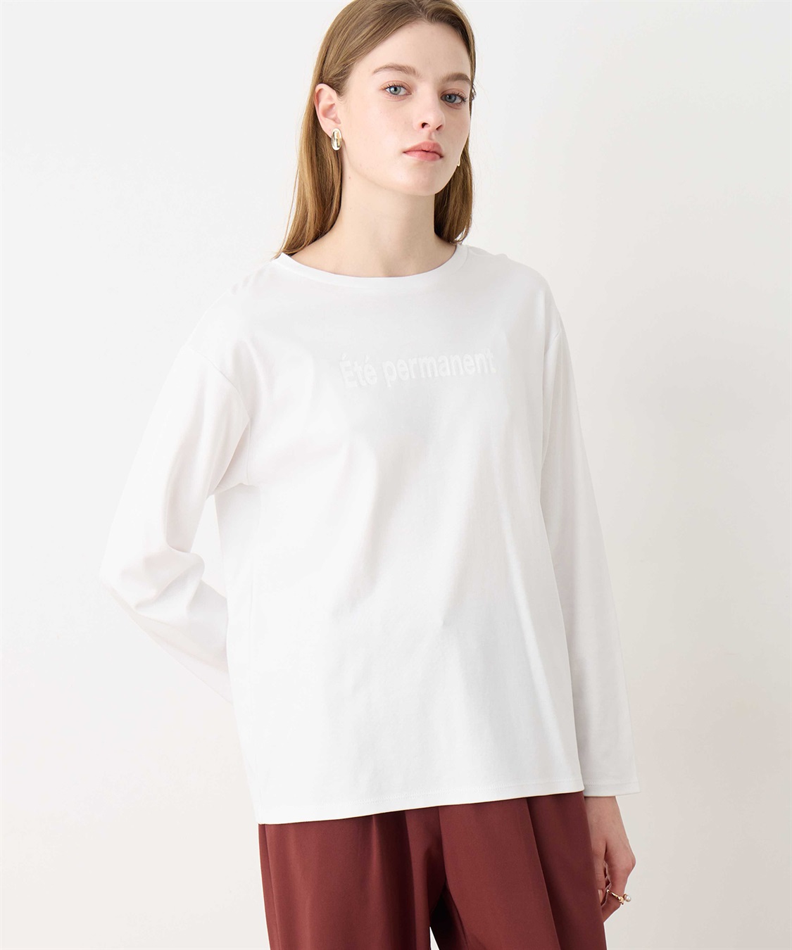 LE SOUK HOLIDAY ロゴプリントロンT