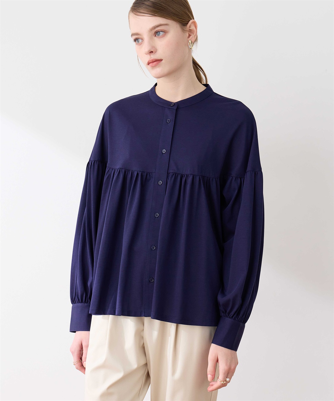 LE SOUK HOLIDAY ギャザーフレアブラウス_variation_3