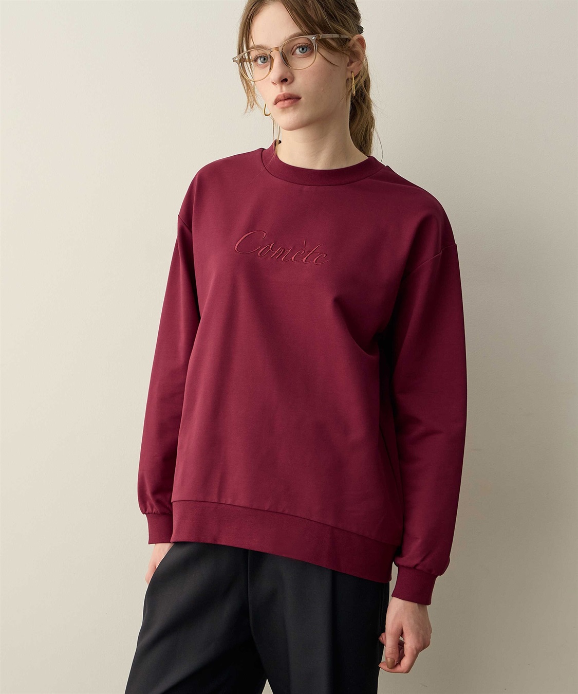 LE SOUK HOLIDAY 刺しゅうスウェット_main