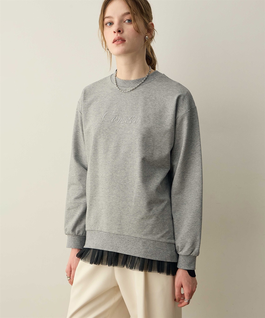 LE SOUK HOLIDAY 刺しゅうスウェット_variation_1