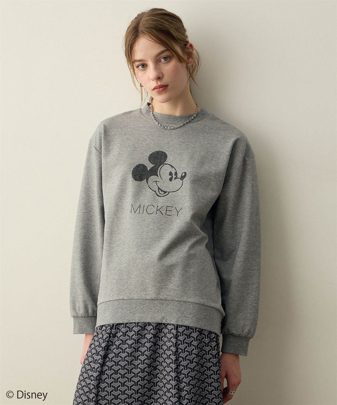LE SOUK HOLIDAY Mickey Mouse／モチーフスウェット