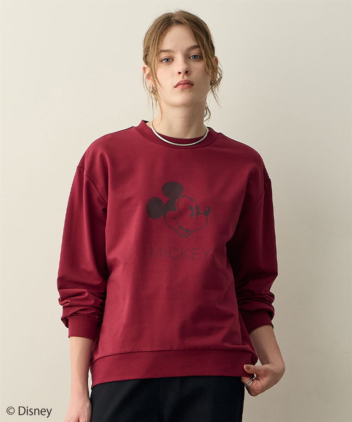 LE SOUK HOLIDAY Mickey Mouse／モチーフスウェット_variation_3