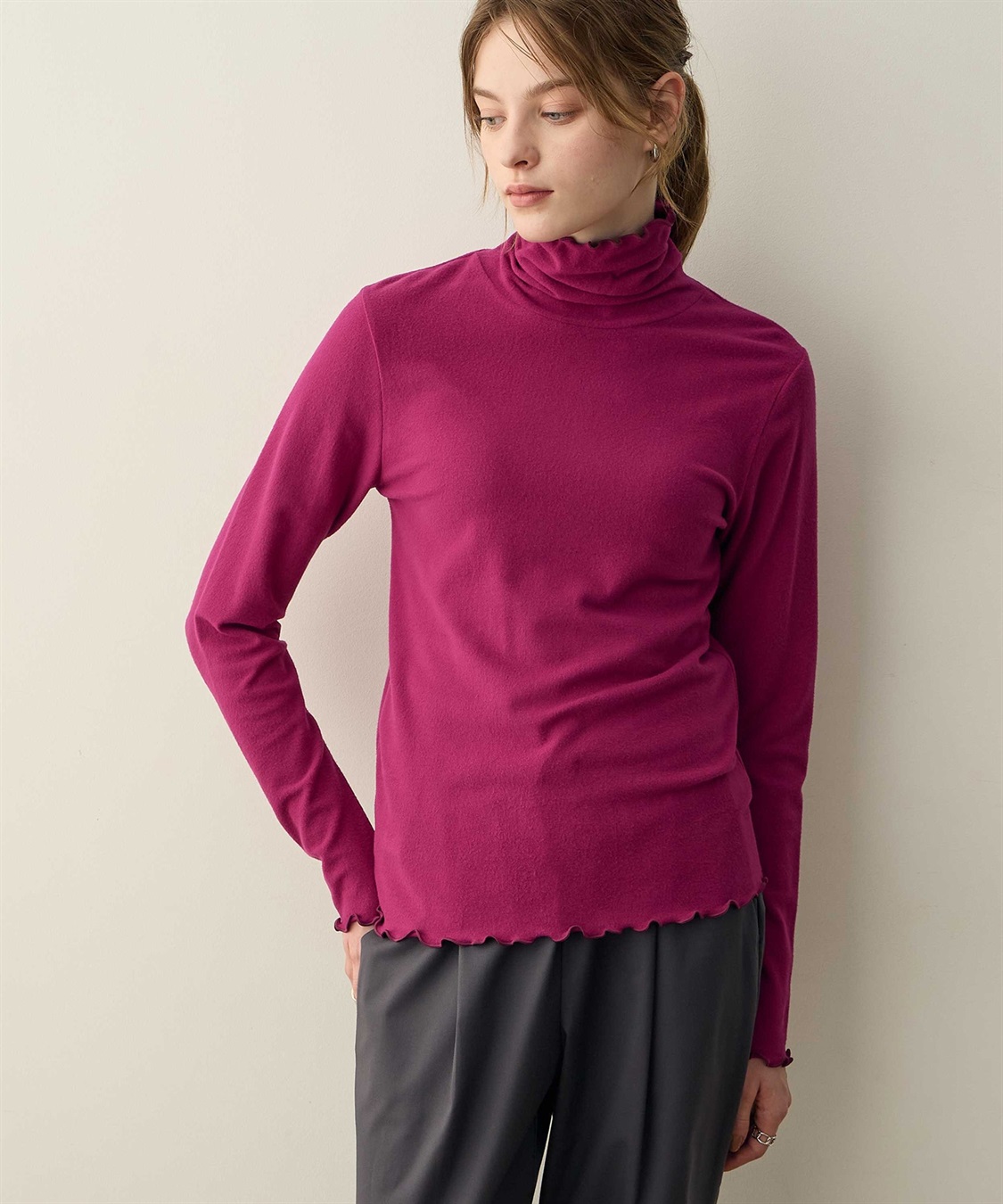 LE SOUK HOLIDAY メローハイネックプルオーバー（差し色）_variation_8