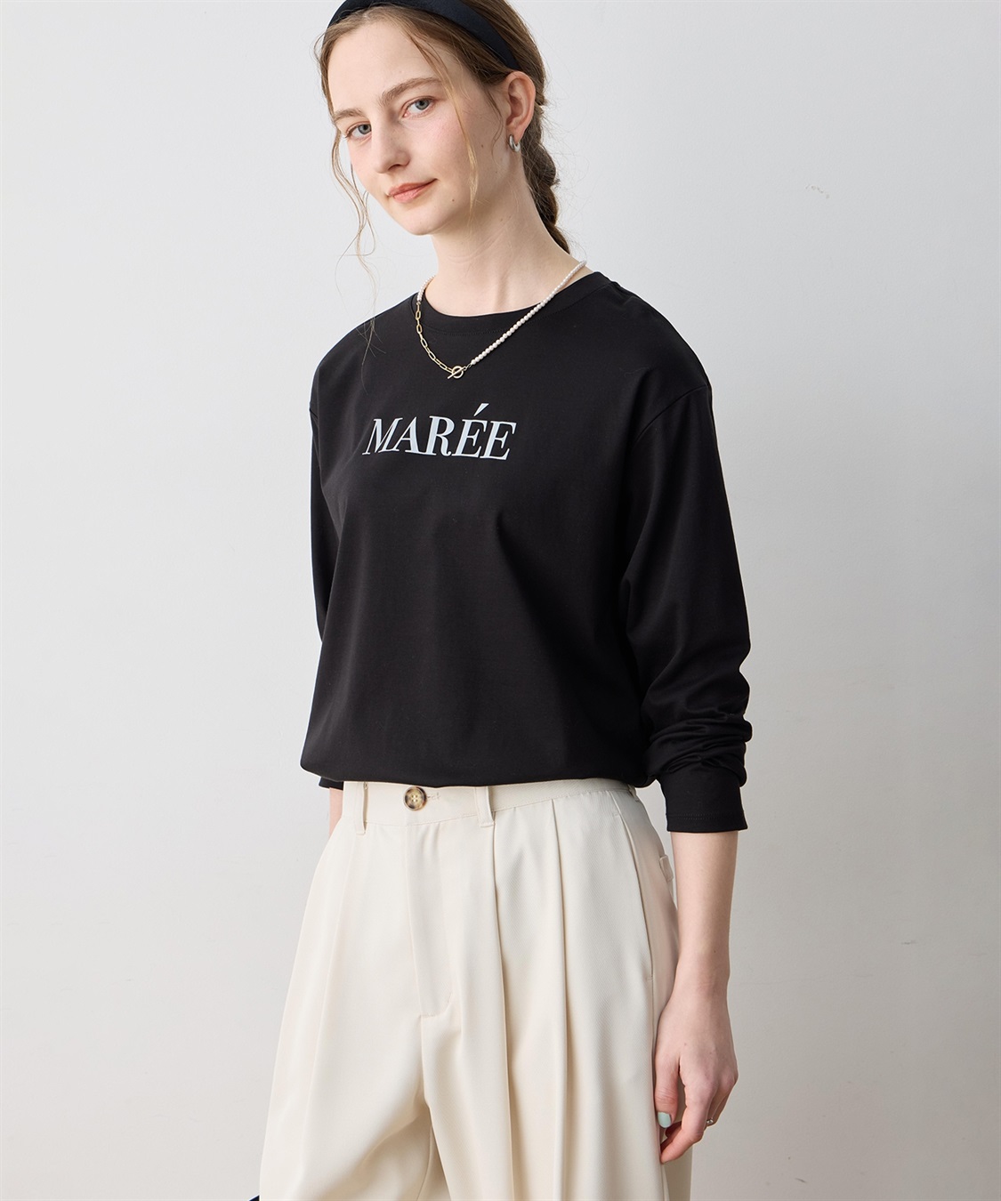 LE SOUK HOLIDAY ロゴプリントロンＴシャツ【クーラータッチ】_variation_1