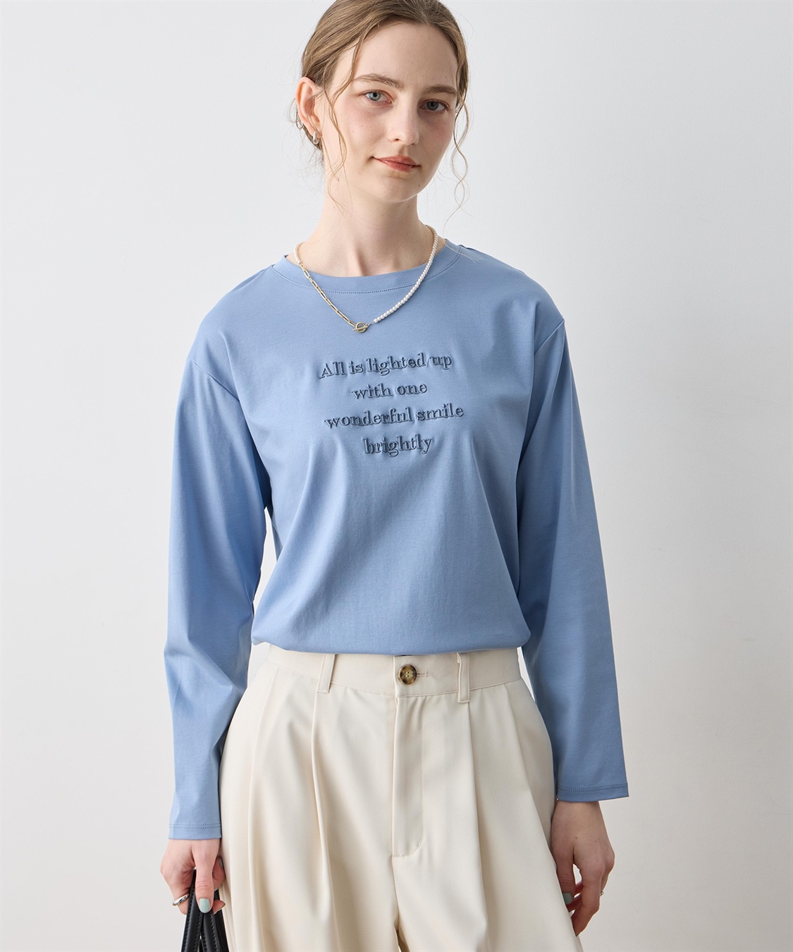 LE SOUK HOLIDAY 刺しゅうＴシャツ【クーラータッチ】_variation_3