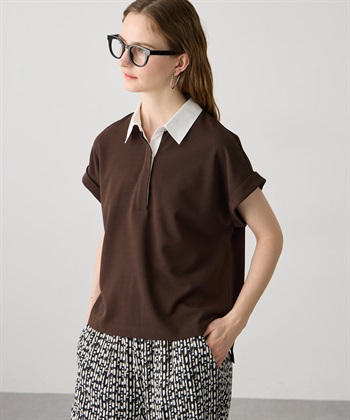 LE SOUK HOLIDAY 《WEB限定》配色衿カットジャガードプルオーバー_variationthumb_3