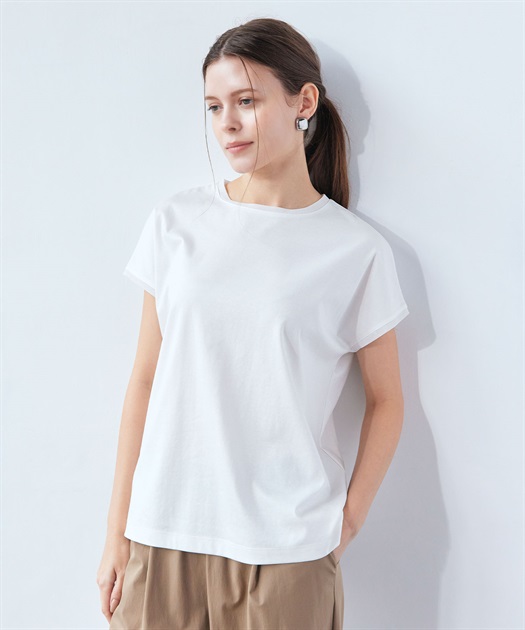 チュール使いTシャツ