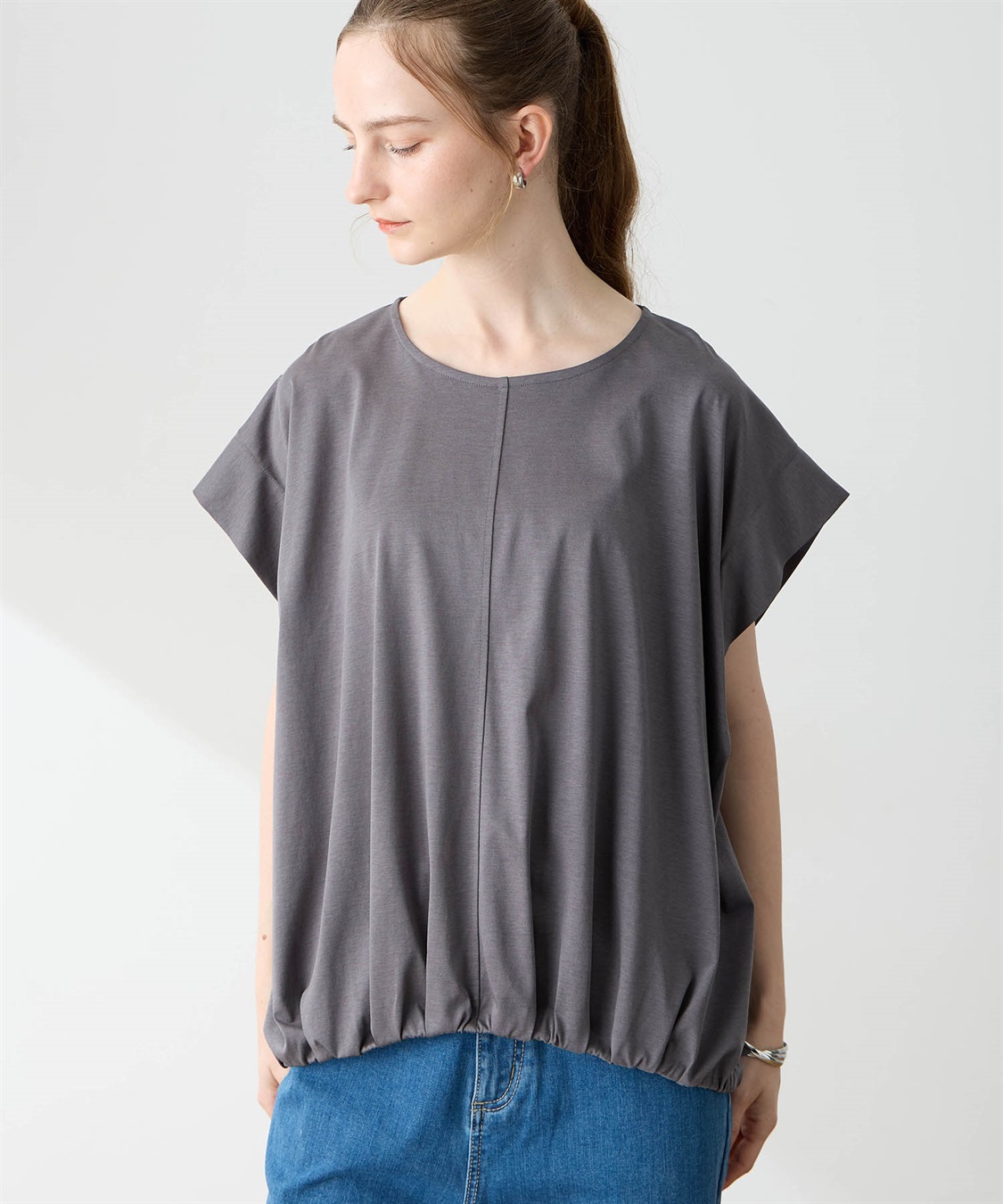 LE SOUK HOLIDAY イージーエレガンスバルーンTシャツ【接触冷感】_main