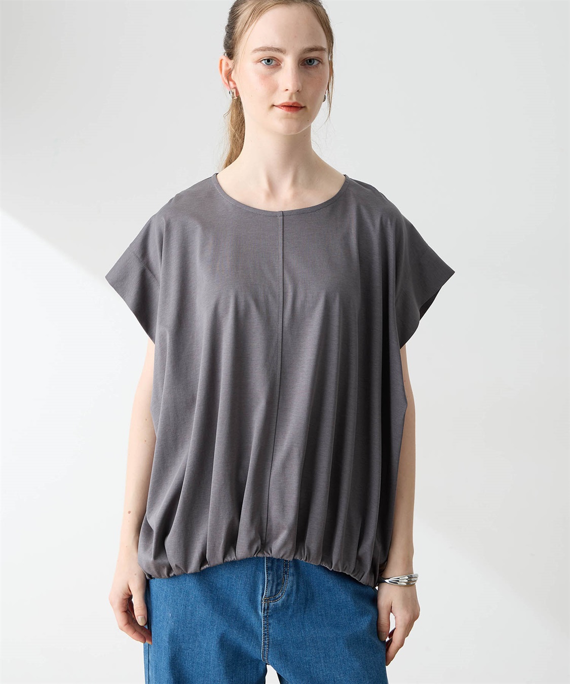 LE SOUK HOLIDAY イージーエレガンスバルーンTシャツ【接触冷感】_variation_2
