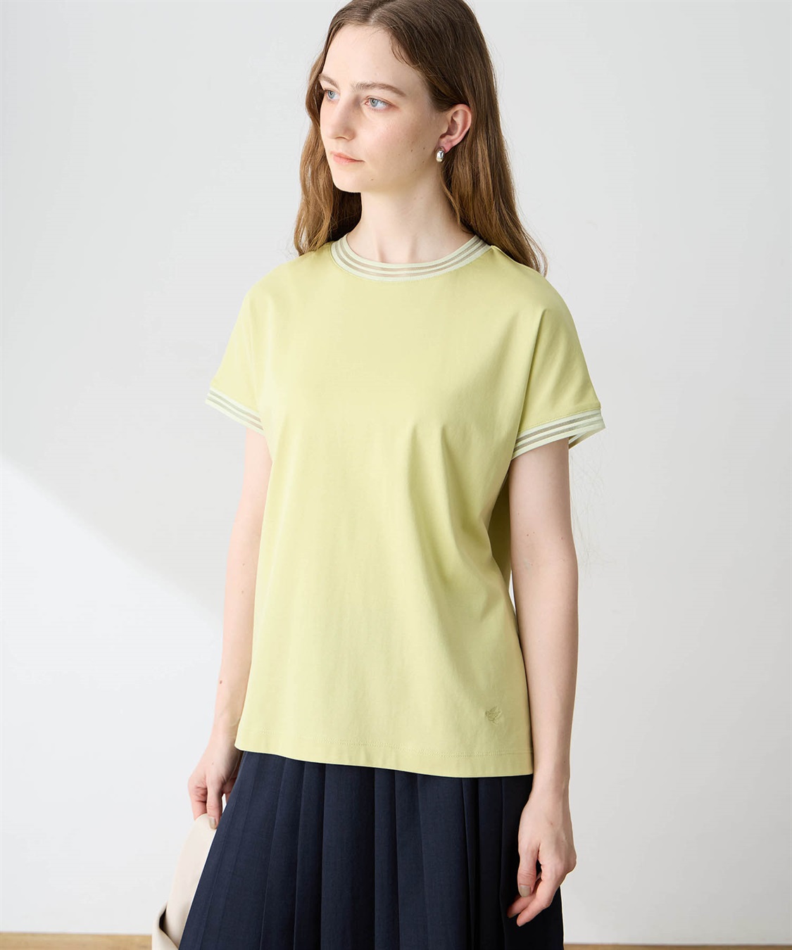 LE SOUK HOLIDAY メッシュテープスムースTシャツ【接触冷感・吸水速乾】_main