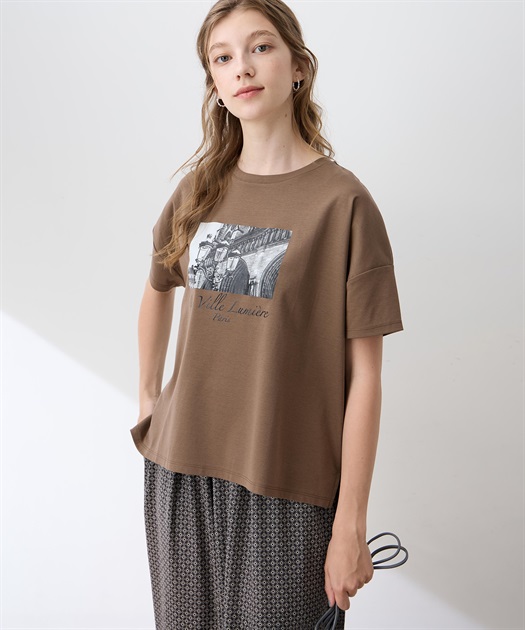 フォトプリントドルマンTシャツ【接触冷感・吸水速乾】