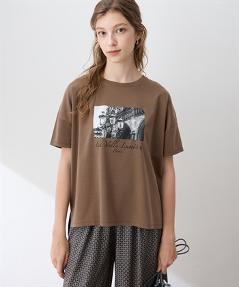 LE SOUK HOLIDAY フォトプリントドルマンTシャツ【接触冷感・吸水速乾】_variationthumb_2