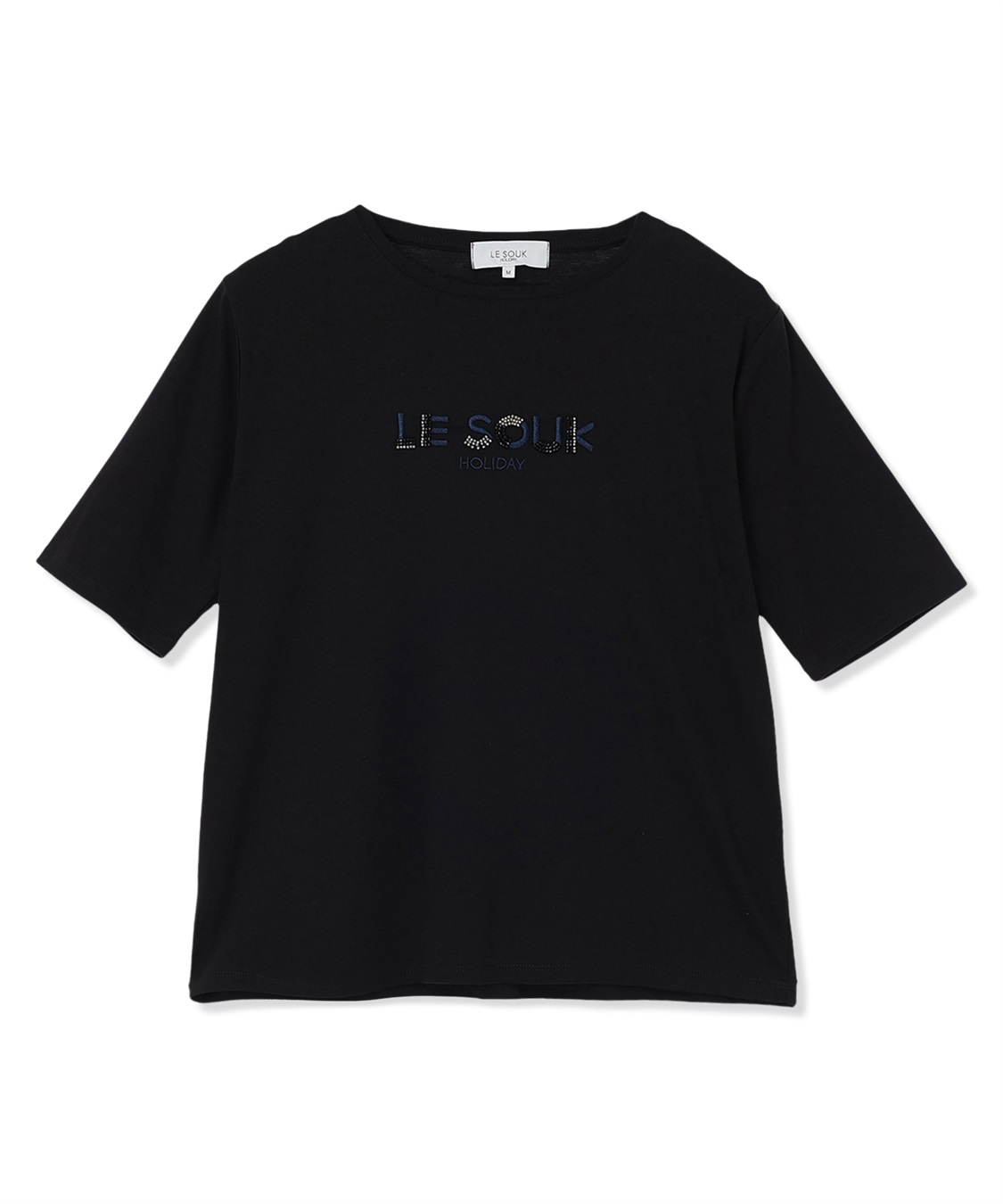 LE SOUK HOLIDAY ビーズ刺しゅうTシャツ【接触冷感・吸水速乾】_variation_1