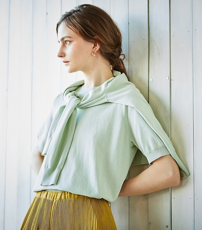 LE SOUK HOLIDAY 半袖ニットプルオーバー_variation_4