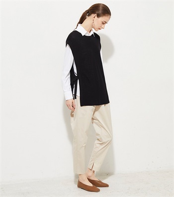 LE SOUK HOLIDAY 畦編みニットベスト_variationthumb_1