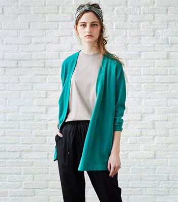 LE SOUK HOLIDAY ミドル丈ノーボタンカーデ_variationthumb_2