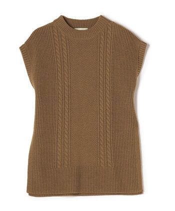 LE SOUK HOLIDAY ケーブルニットベスト_variationthumb_1