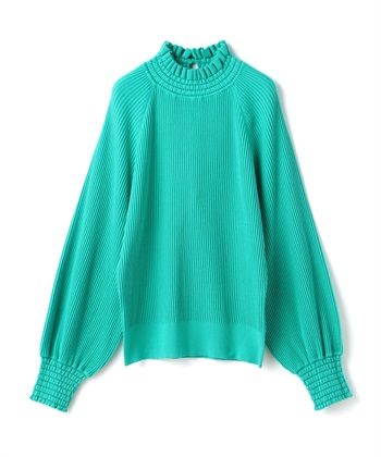 フリルネックニットプルオーバー LE SOUK HOLIDAY｜クロスプラス公式